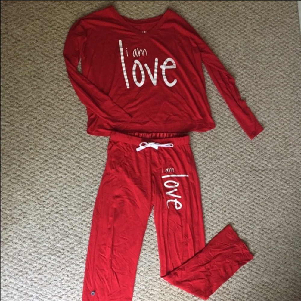 Peace Love World Pajama Set